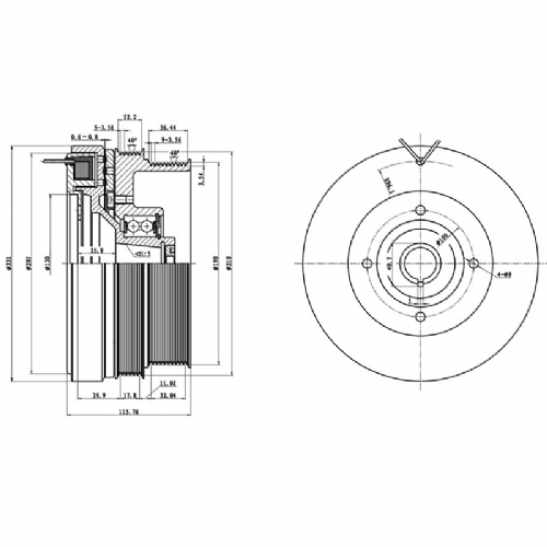 Hispacold clutch HISP4050353