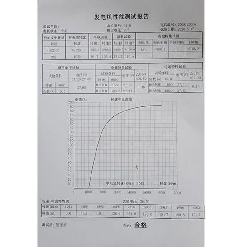 Bus AC alternator 8SC3110VC,24V,150A