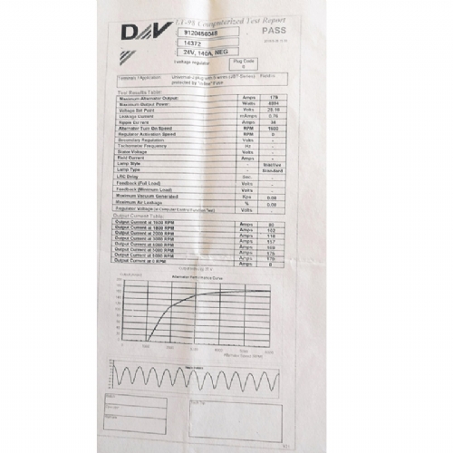 Mercedes truck alternators 24V 140A Prestolite 860340